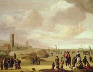Dutch Coastal Scene by Dutch School